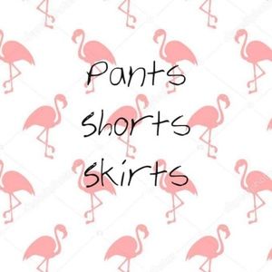 PANTS/SHORTS/SKIRTS